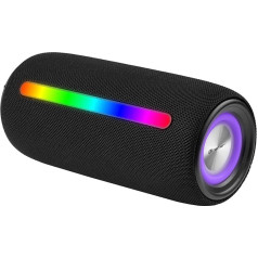 Stripe tws bluetooth rgb garsiakalbis juodas
