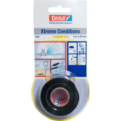 Lipni silikoninė remonto juosta xtreme 3m:25mm juoda