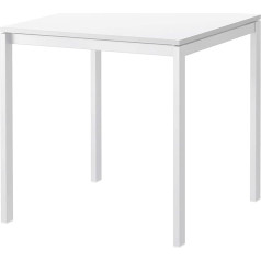 Ikea Melltorp Baltos spalvos valgomojo stalas, 75 x 75 cm
