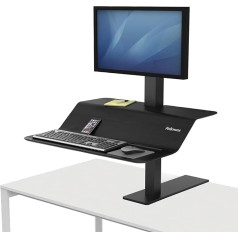 Fellowes 8080101 Ergonomiška sėdimoji darbo vieta su 1 monitoriumi