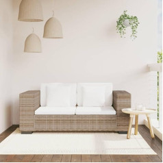 Ohoowoo Ir sofos, sofos svetainei, sofa iš orui pralaidžios medžiagos, tvirta konstrukcija retro stiliaus poilsiui, reguliuojama, universali, įkvėpta vintažo, jaukus pokalbių kampelis ( Spalva: