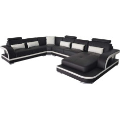 Jvmoebel Odinė kampinė sofa Kampinis gyvenamasis kraštovaizdžio komplektas Dizainas Šiuolaikinės sofos sofos UForm G8011