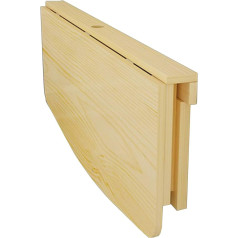 SLEEVE sulankstomas stalas, sieninis sulankstomas stalas, plaukiojantis sulankstomas stalas, išskleidžiamas kompiuterio valgomojo stalas, nedidelis sulankstomas kompiuterio stalas, pagamintas iš pušies masyvo, apytiksliai 60 kg keliamoji galia