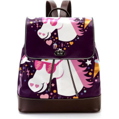 Cool Female Sunglasses Unicorns Heart Ice Personalised School Bags Book Bags for Teenagers, Multicoloured, 27x12.3x32cm, kuprinės kuprinės