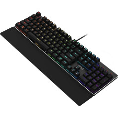 AOC GK500 žaidimų klaviatūra - vokiškas išdėstymas - RGB apšvietimas - 