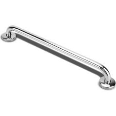 INTIRILIFE Rankšluosčių džiovintuvas iš nerūdijančio plieno, blizgus, poliruotas Ilgis 80 cm 19 mm strypo skersmuo, skirtas gręžimui - rankšluosčių džiovintuvas Vonios rankšluosčių laikiklis Vonios kambarys, sauna, virtuvė