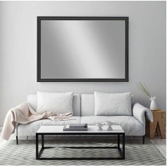 Zalena Colorado 60 x 80 cm rėmo sieninis veidrodis Dizaino veidrodis Vonios veidrodis Vonios veidrodis namams Svečių vonios kambarys Prieškambaris Prieškambaris Svetainė