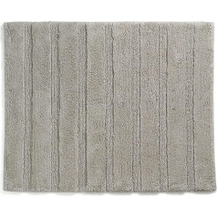 Kela Megan 23584 Vonios kilimėlis 65 cm x 55 cm 100 % medvilnė Sidabriškai pilka Neslystanti, skalbiama iki 30 °C Tinka šildomoms grindims