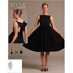 Vogue Patterns V1102 EE dydžio 14-16-18-20 merginų suknelė