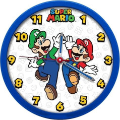 Unbekannt Kids Euroswan Super Mario sieninis laikrodis 25 cm
