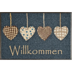 skalbimo+džiovinimo medžiaga Fußmatte, Cottage Hearts 50x75 cm, innen und außen, waschbar