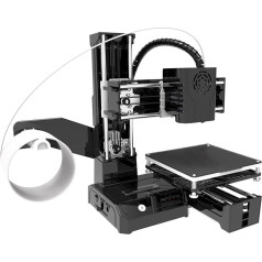 FDM 3D spausdintuvas, stalinis 3D spausdintuvas vaikams ir pradedantiesiems: Didelio spausdinimo tikslumo, tolygaus kaitinimo, spausdinimo apimtis 100 x 100 x 100 mm, pradinis modelis (ES kištukas)