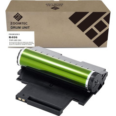 ZOOMTEC būgnai, suderinami su R406 CLT-R406 CLT-R406/SEE, skirti Samsung C410W CF460FW C460W CLP-360 CLP-365 CLX-3305 CLP-365W CLX-3305FW CLX-3300 CLX-3 05FN CLX. -3305W CLX-3305N (1 pakuotė)