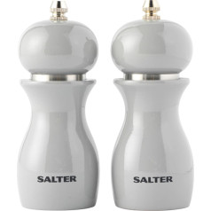 Salter 7613 GYXR Gloss Salt and Pepper Mills Grey