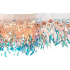 3ft Sequins Lace DIY Fringe Tassel siuvinėtos juostelės audinys šokių vakarėlių aksesuarai Scrapbooking puošmenos