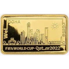 The Koin Club FIFA World Cup Qatar 2022 Futbolo turnyrų vietos Gold Bar - Doha Skyline