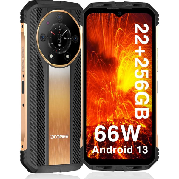 DOOGEE S110 Lauko mobilusis telefonas be sutarties 