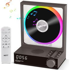HOTT nešiojamasis CD grotuvas su nuotolinio valdymo pulteliu, 