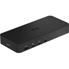 Prisijungimo stotelė usb 3.0 / usb-c / thunderbolt 3x4k prijungimo stotelė + powerdelivery 100w