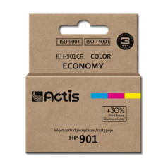 Partydeco Actis kh-901cr rašalas (pakeitimas hp 901 cc656ae; standartinis; 18 ml; spalvotas)
