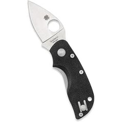 Spyderco, kišeninis peilis, Chicago Linerlock, ašmenys: 5,1 cm, G10, juodas, sulankstomas peilis, kišeninis segtukas