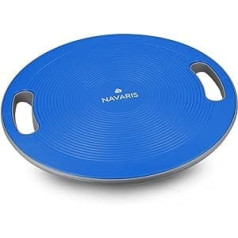 Navaris balanso lenta su rankena - terapinė spiningo viršūnė wobble lenta - fitneso reabilitacijos pusiausvyros jėgos treniruotė - sportinės lentos diskas Ø 40cm - roker lentos terapijos suktukas