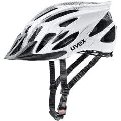 Uvex Unisex Adult's Flash dviračių šalmas, baltai mėlynas, 53-56 cm
