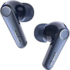 „EarFun Bluetooth“ įdedamos ausinės, „Air Pro 3“ belaidės ausinės su 43 dB hibridiniu aktyviu triukšmo slopinimu, „HiFi Sound Qualcomm aptX Adaptive“, 6 mikrofonai, CVC 8.0 skambučiai, daugiataškis, 45H baterija,