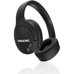 ONESONIC BB-HD1 triukšmą slopinančios ausinės, didelės raiškos garsas, įmontuotas mikrofonas, Bluetooth 5.0, ličio jonų baterija, 20 valandų su įjungtu ANC