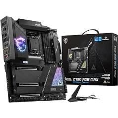 MSI MEG Z790 ACE MAX pagrindinė plokštė, E-ATX – palaiko 12, 13 ir 14 kartos Intel Core procesorius, LGA 1700, DDR5 7800+MHz/OC, PCIe 5.0 x16, M.2 Gen5, dvigubą 2.5G LAN, Wi-Fi7 , „Thunderbolt 4“.
