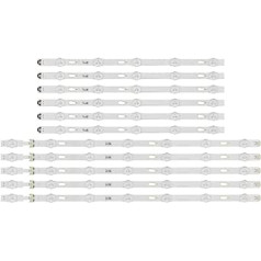 BOLORS Neue 12 PCS Led-hintergrundbeleuchtung Streifen, skirtas UE49MU6175 UE49KU6100K BN96-40633A 40632A V6DU-490DCA-R0 490DCB-R0 MU6100-49INCH-
