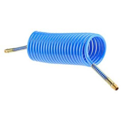 RS PRO N6C PA Spiralschlauch Blau su R1/4 Anschluss, Innen-Ø 7,5 mm x 3,6 m, 18 barų