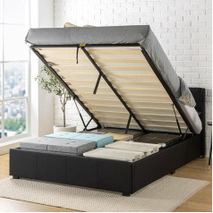 Zinus Platforma, juoda, 150 x 190 cm