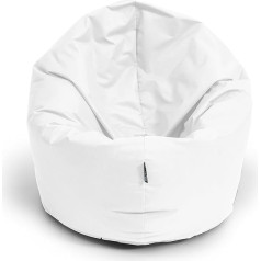 Bubibag 2-in-1 Beanbag kėdė su užpildu, dydis L - XXL - gali būti naudojama kaip lašo formos sėdynė arba grindų pagalvėlė - Kėdė / fotelis / Beanbag kėdė