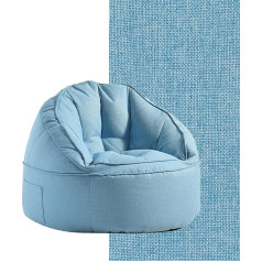 Xyjhqeyj Bean Bag Sofos Recliner Lazy Sofa Lauko sviesto krepšys Kėdės atlošo storio sėdynės 75 * 75 * 70 cm / 29.5 × 29.5 × 27.5in (spalva: C)