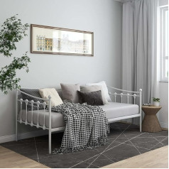 Ciadaz 2 vietų sofa-lova su 2 pagalvėlėmis, butas, sofa į kambarį, sofa su miego funkcija, svetainės sofa, sofos ir kušetės, poilsio sofa, rudas audinys