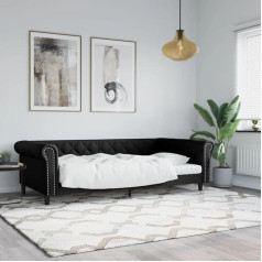 Festnight Dienos lova 100 x 200 cm Funkcinė lova Sofa lova Svečių lova Sofa lova Sofa lova su miego funkcija Lovos rėmas Sofos lovos rėmas Viengulės lovos Dirbtinė oda