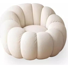 Macium Sofos svetainei Baltas ėriuko aksomas Moliūgų kėdė Svetainės balkonas Laisvalaikio sofos kėdė Viengulė sofa Miegamasis Tinginio sofos kėdė Namų kino sofa