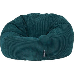 ikona Kingston Laidas Bean Bag kėdė, Teal, didelis poilsio fotelis, Bean maišai suaugusiems, su užpildu, Jumbo laidas suaugusiųjų Bean Bag, Boho kambario dekoras, svetainės baldai, laidas namų dekoras