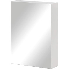 Schildmeyer Basic 146427 Veidrodinė spintelė 50 cm blizgi balta
