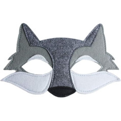 Toddmomy Veltinio vilko kaukės 3 pusės veido vilko kaukės Helovino veltinio kaukės Maskarado vilko kaukės vaikams Cosplay kostiumas Party Favourites