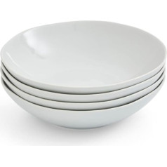 Portmeirion Sophie Conran Arbor CPKE79295-XF Makaronų dubenėlių rinkinys iš 4 keraminių indų pilkos spalvos