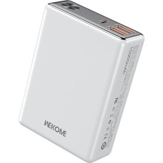 Wekome Powerbank 10000 mah itin greito įkrovimo usb-c pd 20w + 2x usb-a qc3.0 22.5w