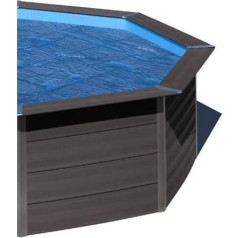 Gre CVKPCO80 CVKPCO80 CVKPCO80-Cubierta Isotermica-Piscina Composite KPCOV80, 758 x 338 cm, 400 Micron, Multi