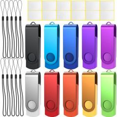 USB atmintinės 32 GB USB 3.0 atminties kortelė, 10 vnt. 