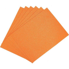 20 x oranžinės blizgučių EVA putų lakštai 10,8