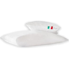 ChristianBed Pora 100 % perdirbtų medžiagų, užpildyta medvilniniu pagalvėlės užvalkalu 70 x 40 cm 100 % Pagaminta Italijoje
