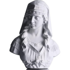 Graikų mitologija biustas statula, graikų deivė, graikų apdaila, Afroditė statula, biustas galva, graikų antikvarinė apdaila, biustas statula, Artemidės statulos estetinė apdaila, estetinė apdaila, mitologija