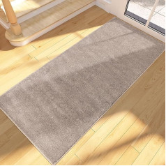 FCSDETAIL Dirt Trapper Mat, vidaus, ilgas, 60 x 150 cm, neslidus plaunamas durų kilimėlis, absorbuojantis durų kilimėlis, grindų kilimėlis šunims, įėjimui, prieškambariui, virtuvei, koridoriui
