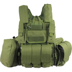 ATAIRSOFT Karinė kariuomenė Heavy Duty MOLLE Combat liemenė / mokymo apsauga Apsaugos liemenė su dėklu taktinės medžioklės Airsoft lauko stovyklavietė